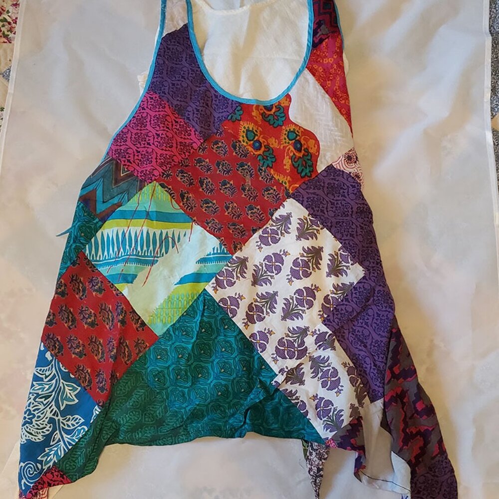 Sacred Threads layered festival top O/S